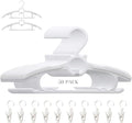 Baby Nursery Closet Hangers, Non-Slip and Extendable Laundry Infant Pant Hanger for Newborn Clothes 50pcs hangers11-14'' Adjustable Children Coat Hanger for Girl Boy Toddler Kids Child