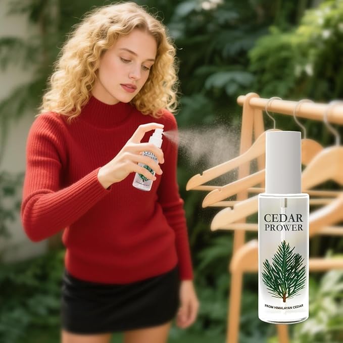 4oz.Spray CedarPower, CedarPower Spray with Lavender Essence for Closets- Wood Accessories (2Pcs)