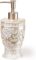 Zahari Home Rose Vine Stylish Soap Dispenser Set - Modern Print Design for Kitchen and Bathroom - Lotion Pump, Dish Soap, Hand Sanitizer, Hand Soap - Cute and Practical