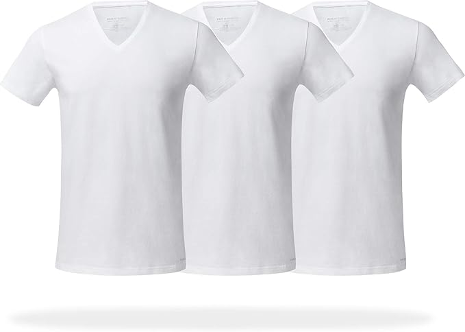 Pair of Thieves Men Super Soft V Neck | T-Shirt for Men | Breathable, Tagless Performance Cotton Blend | All-Day Wear