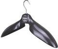 Motorcycle Body Armor Coat Hanger 'Shoulder Saver' by BAKER HANGER - USA Made - 4 Inch Swivel Hook (Black)