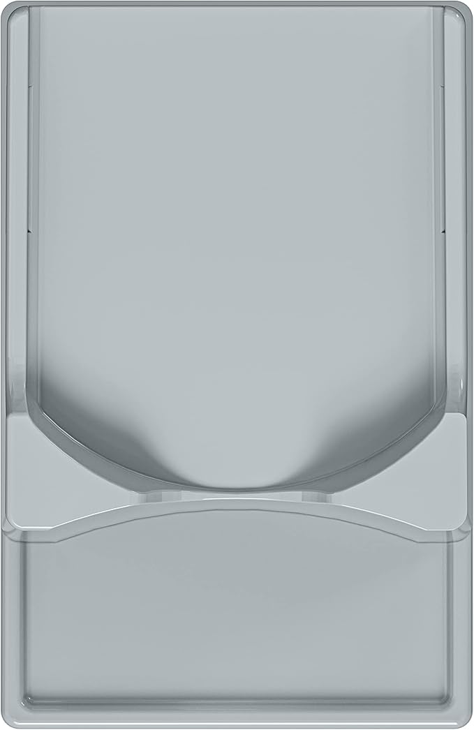 Skywin TidyFriend No-Spill Liquid Laundry Detergent Dispenser Holder, Laundry Soap Dispenser Holder with Drip Tray for Laundry Room Organization (No Strap, Grey)