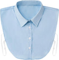 Kalkehay Detachable Dickey Collar Blouse for Women, Fake Half Shirts Faux False Collar for Girls Favors