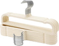 Pants Hangers 30 Pack Velvet Pant Hangers,Heavy Duty Velvet Hangers for Pants,Jeans,Scarf,Towels,Tank Top,Coat.Closet Organizers and Storage（Beige）