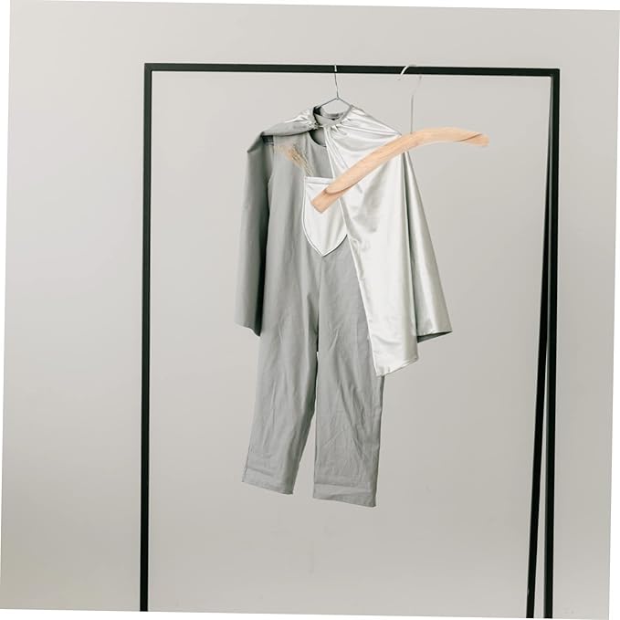 ABOOFAN 3pcs Wooden Hanger Coat Hangers Simple Clothes Wood Suit s Driftwood Hotel Clothes Birch Logs for Decoration Multi Scarf Rack Skirt