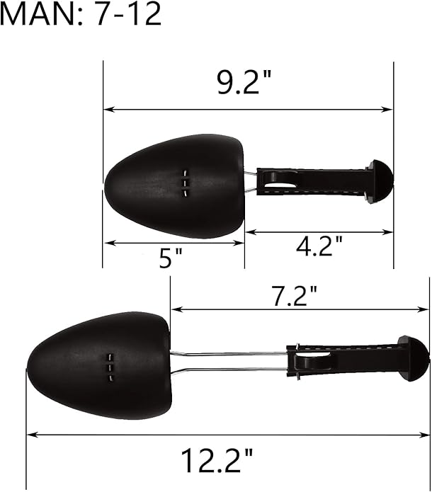 Shoe Trees Men Stretcher Holder Shaper Support with A Shoe Bag