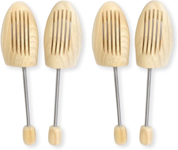 Cedar Elements Shoe Trees for Woman – Solid Wooden Pine Shoe Stretcher Shoe Shaper (2 Pack)