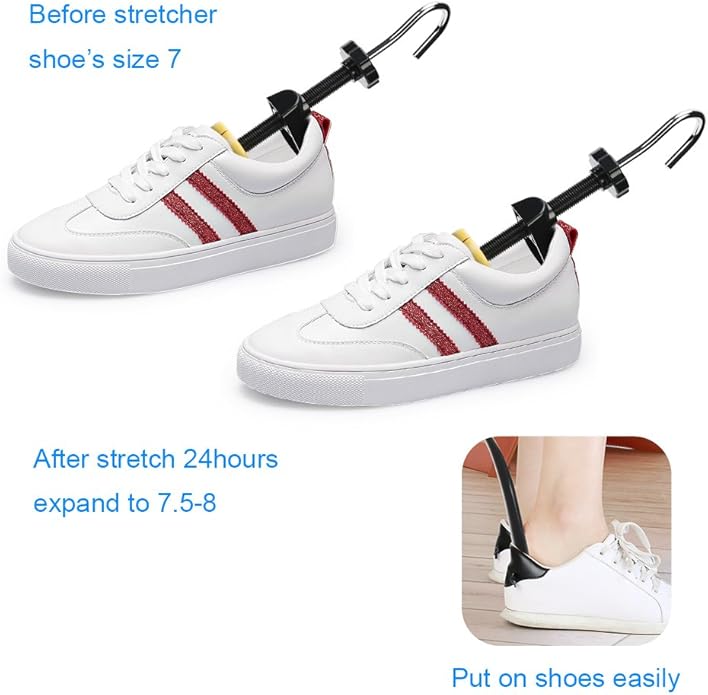 Pair of Premium Professional 4-way Shoe Trees, Shoe Stretcher for Men or Women