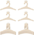 Hongma 20 Packs Wooden Baby Hangers for Baby Clothes, Cute Crown Wood Newborn Baby Girl Boy Hangers for Nursery 9 Inch Kids Toddlers Children Infant Hangers for Closet Coat Pants Clothing Storage