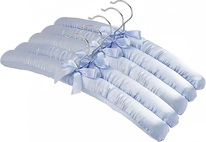 Padded Hangers for Women Clothing Satin Hangers Non Slip Padded Hanger for Sweaters Padded Clothes Hanger