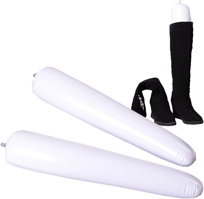 kilofly Inflatable Boot Shapers [Set of 3/6 Pairs] - Extra Long - 46cm, White