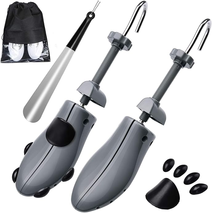 JJDPARTS Shoe Stretcher, Pair 4-Way Shoe Expander Widener Shoe Tree Extender for Women Men