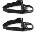 JeCar 2PCS Roll Bar Coat Hanger Clothes Hook for Jeep Wrangler CJ YJ TJ LJ JK JKU JL JLU JT Sports Sahara Freedom Rubicon & Unlimited X 2/4 Door (Black)