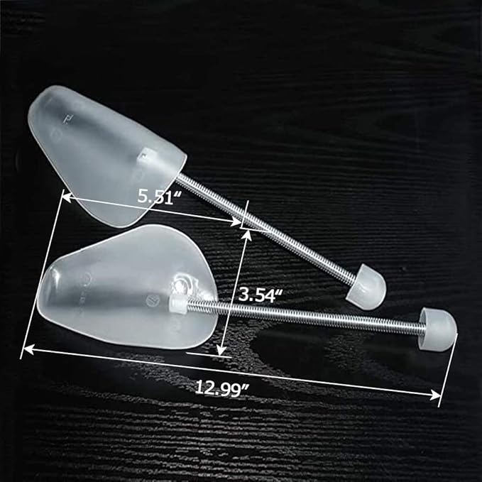 FONHERILI WAJJ 10 Pairs Practical Adjustable Length Men Shoe Tree Stretcher Holder Shaper Support(Spring Men White)