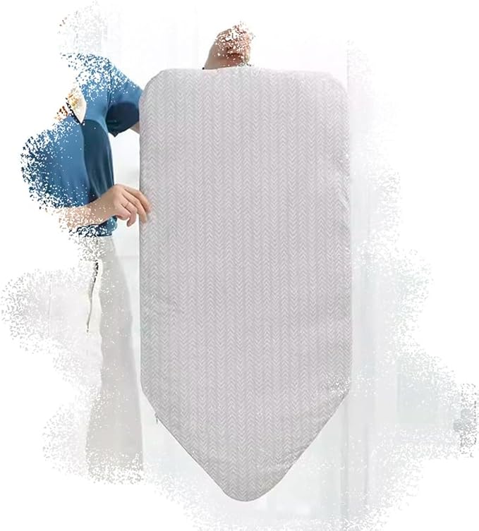 HCZION Handheld Garment Steamer Clothes Rack Hanging Ironing Board Press Pad, Hanging Ironing Machine Hanger with Ironing Board Covers (Color : A)