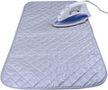Kaxich Foldable Magnetic Ironing Mat Washer Dryer Heat-Resistant Ironing Pad Blanket Thick Portable Ironing Board Cover for Table, Travel and Flat Surface 33"X 19"