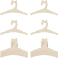 Hongma 20 Pack Wooden Baby Hangers, Cute Cat Ears, Anti-Slip, 8.9 Inch, Toddler & Newborn Clothes Hangers