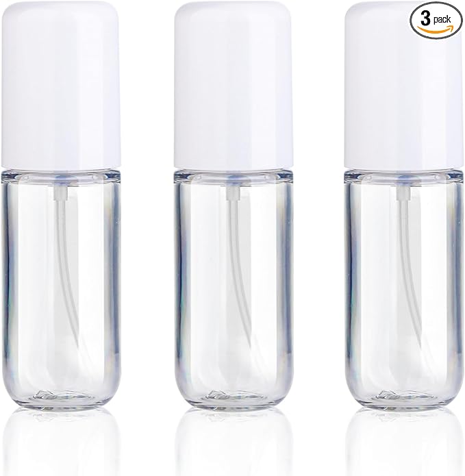 Aeibxiy Small Spray Bottles Travel Size 1.35oz 40ML, Fine Mist Plastic Spray Bottles, Refillable Empty Spray Bottle for Toners, Perfume, Face& Hair Spray