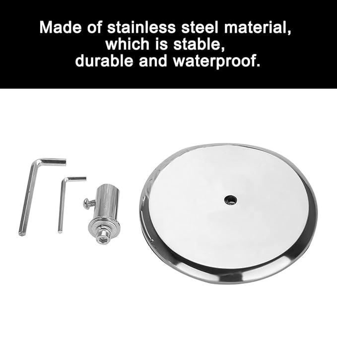 Hair Dryer Holder Countertop, Acrylic Hair Dryer Stand with Stainless Steel Base, Spiral Blow Dryer Holder Hair Tool Organizer for Bathroom, Vanity, Salon, Home
