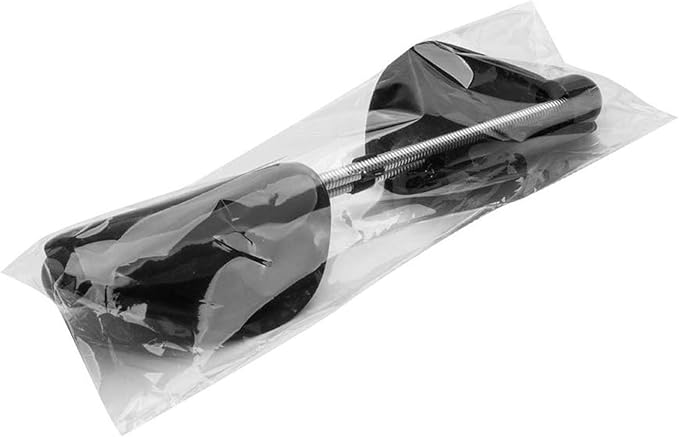 FONHERILI WAJJ 2 Pairs Practical Adjustable Length Men Shoe Tree Stretcher Holder Shaper Support (Black Spring)