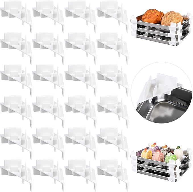 VAIPI 24 Pcs Tray Stackers for Harvest Right Freeze Dryer Accessories Compatible with Harvest Right Trays Freeze Dryer Machine Tray Holder for Home Canteens Fast Food Restaurants (Stacks 8 Trays)