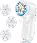 Fabric Shaver, Electric Lint Remover, Lint Shaver with 3 Replaceable Blades USB Rechargeable, Sweater Shaver, Clothes Shaver, Pilling Remover, Fabric Shaver Fuzz Remover for Clothes Furniture