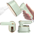 Travel Steamer Iron for Clothes Mini - Portable Ironing Machine Travel Small Size Portable Steamer Travel College Dorm Home Essentials (MintGreen)
