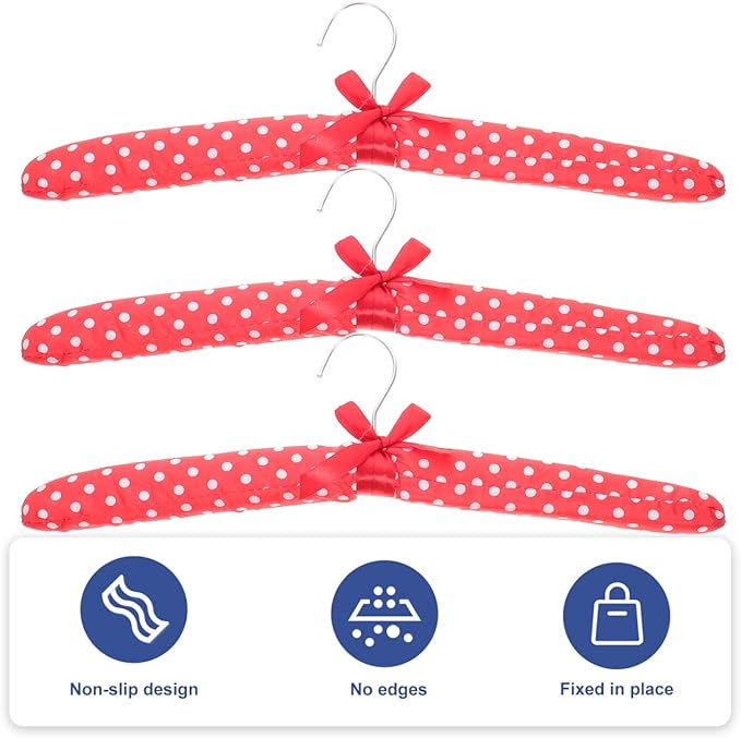 Unomor 10 Pack Cloth Coating Hangers 14.96In Non-Slip Pastoral Floral Clothes Hangers for Jackets Dresses Suits and Laundry Organization