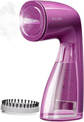 HiLIFE Steamer for Clothes, Handheld Portable Design, 1100W Powerful Steam, 300ml Larger Tank & No Leak Tech, 30S Fast Heat-up, Quick Wrinkle Remover, Compact Size for Travel, ONLY 120V-Orchid Purple