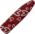 Red Heart 15x54 Ironing Board Cover Elastic Edge Romantic Iron Board Cover Applicable Standard Size Comfortable Replacement for Valentines Day