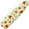 Sunflower Print Ironing Board Cover and Pad Heat Resistance & Resist Scorching Ironing Board Covers with Padding for Standard Size 15×54 Inch Ironing Board with Elastic Fastener Straps