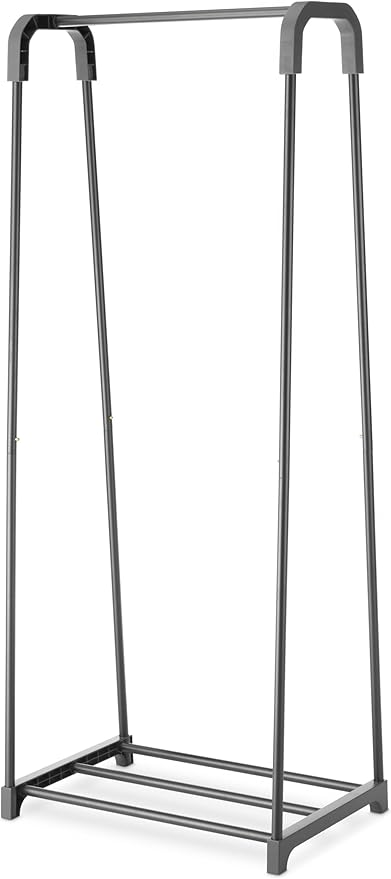 Whitmor Garment Rack with Shelf - Gunmetal