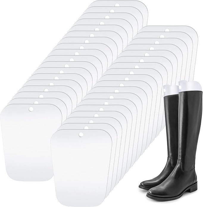 Coume 30 Pieces (15 Pairs) Boot Shapers Form Inserts Keeper Tall Boots Support Holders for Women Men