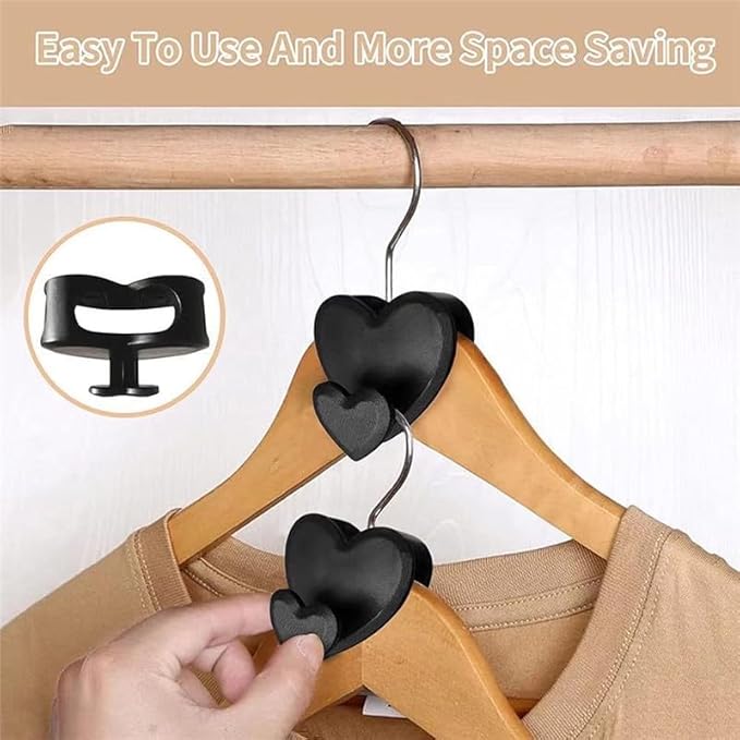 Space Saving Hangers Clothes Hanger Connector Hooks, Hanger Extender for Connection Hook Plastic Clothes Hanger for Closet Organizer and Storage (12 Pcs, Simple version)