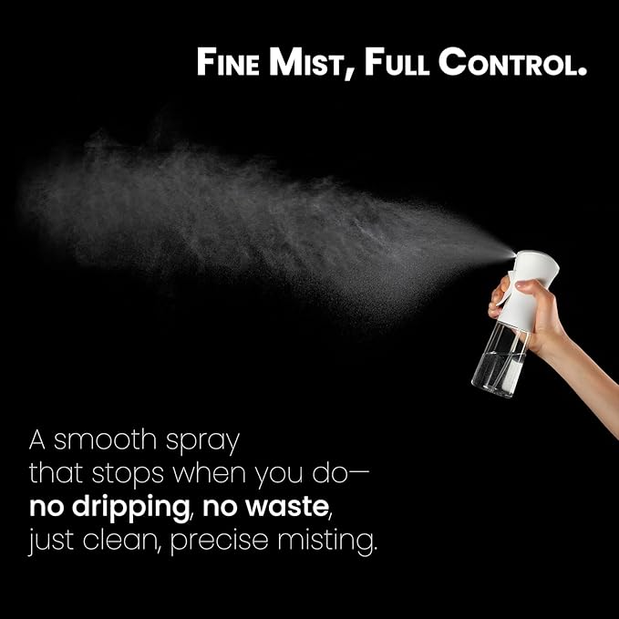 Mistifi Continuous Ultra Fine Mist Spray Bottle (2PCS 200ml, Nature Beauty)