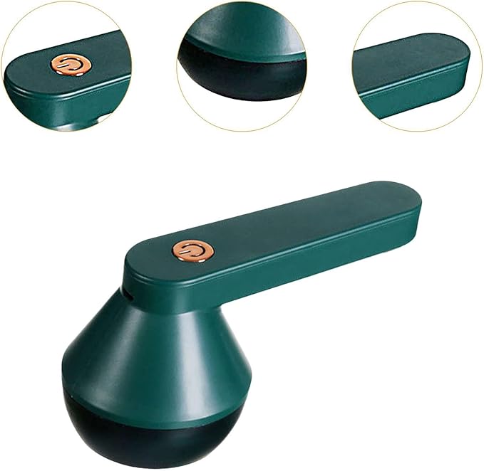 Lint Remover for Fabrics, Pilling Removal Tool for Clothes and Furniture, Green