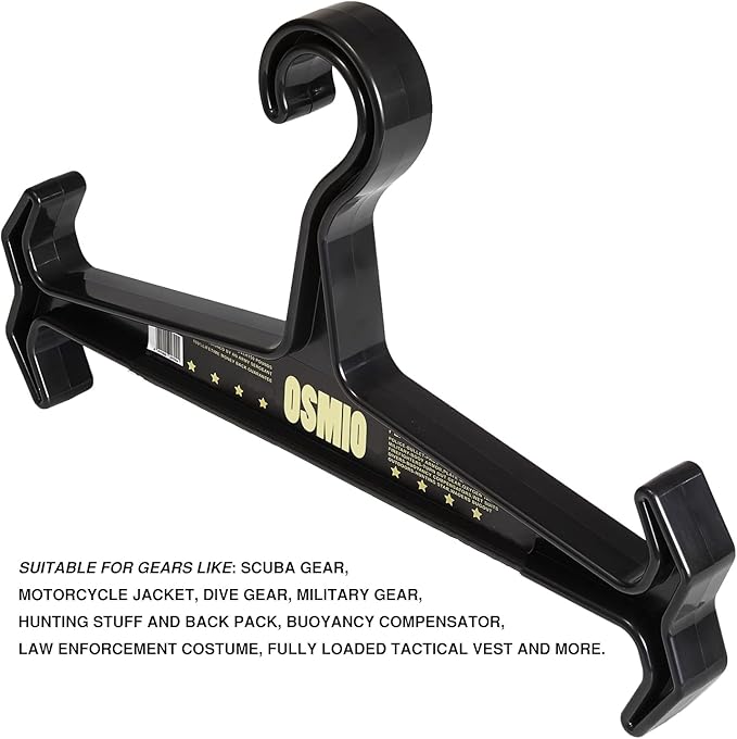 YCJ OSMIO Heavy Duty Hanger for Plate Carrier, 2 Pack (Black+Tan)