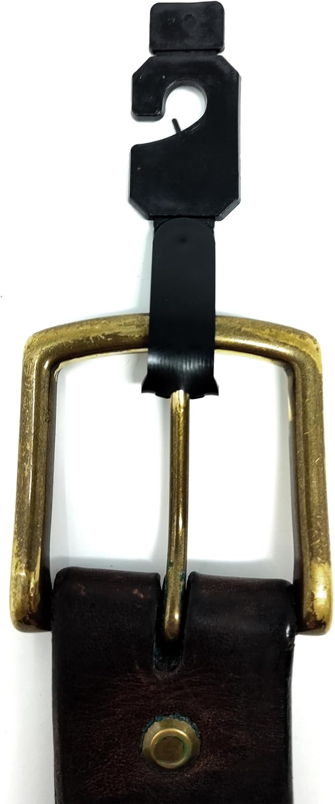Black Belt Hangers for Retail - Economic Plastic Belt Hooks, 500 Pack