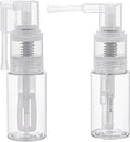 KALIONE 2 Pcs Glitter Duster Sprayer Transparent Craft Glitter Spray Bottle Empty Multi-Purpose Empty Plastic Spray Bottle Portable 35ml Bottles for Craft Scrapbooking Cardmaking