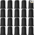 20 Pcs Laundry Bag Washable Travel Laundry Bags with Drawstring Lock Closure Large Heavy Duty for Camping Tent Blankets Dirty Clothes Yarn Fabric Storage, Multi Use(Black Color)
