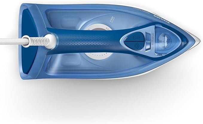 Philips Perfect Care 3000 Series Steam Iron - 1250 W power, 40 g/min continuous steam, 200 g steam boost, 300 ml water tank, blue (DST3031/20)