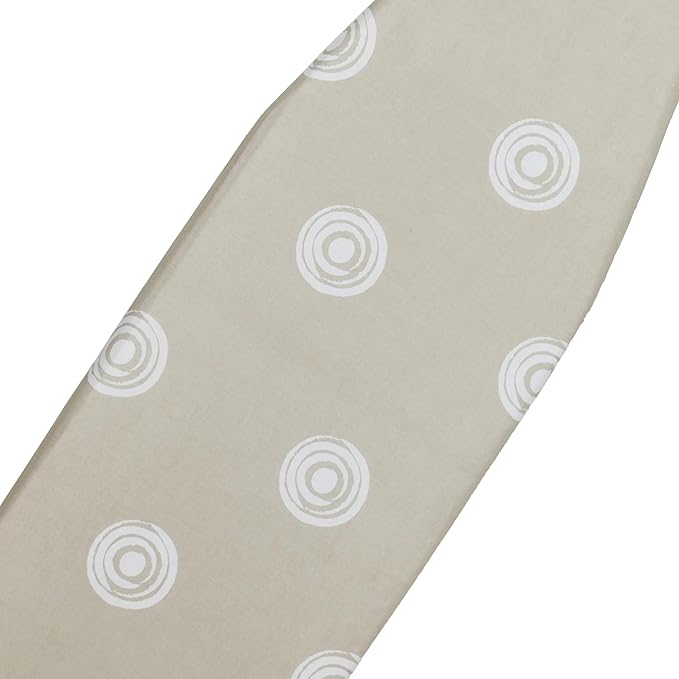 Adjustable Height T-Leg Ironing Board with Cotton Pad Cover - Foldable Home Use