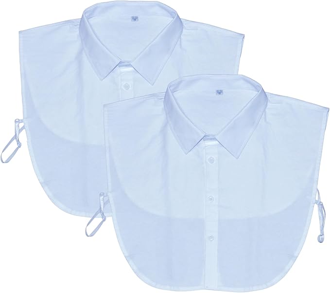 YIZHONG Detachable Collar Faux Shirt Dickie Collars for Women Men