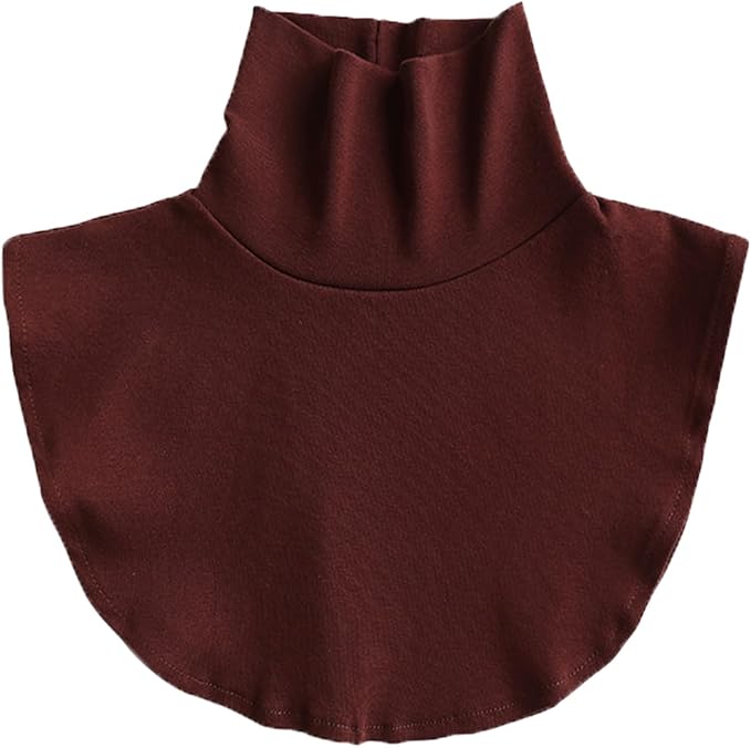 Fake Collar Detachable Turtleneck Dickey collar Half Blouse Pullover False Collars for Women Men in Sweater