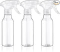 Cosywell Plastic Spray Bottles 8.8oz/260ml 3 Pack Empty Spray Bottle for Cleaning Mist/Stream Heavy Duty Water Spraying Bottle for Cooking Hair Care Essential Oils(Clear)