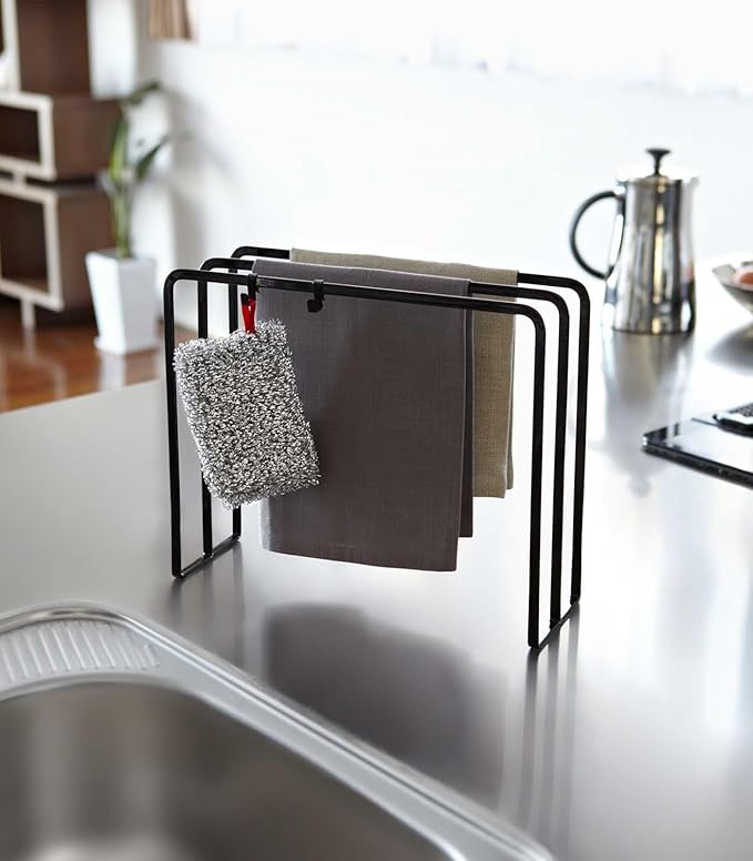Yamazaki Home Tower Dishcloth Hanger - Steel
