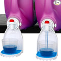 2 PCS Laundry Detergent Tray Fabric Softener Soap Holder Stand Container