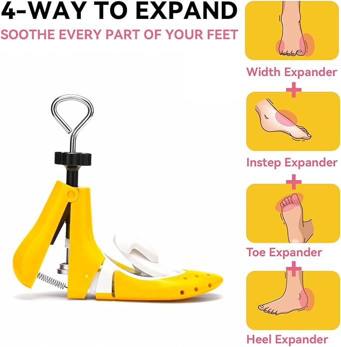 Boot Stretcher for Cowboy & Ankle Boots, Boot & Heel Expander for Instep and Wide Feet