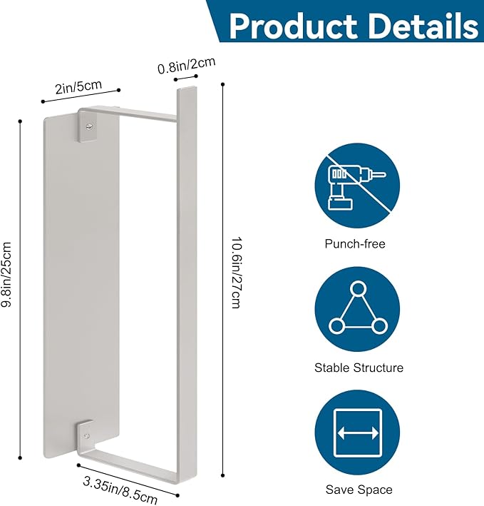 Magnetic Hanger Organizer Stacker, Strong Magnetic Hanger Holder for Laundry Room Washer, Capacity Upgrade Hangers Storage Rack for Adult or Child Clothes Hangers (White 2Pack)