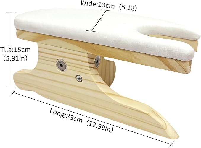 Tailors Board with Pine Wood Base, Cotton Cover Tailors Point Press Clapper - Protects Garments, Multi Pressing Board for Anywhere You Want - Seams, Collars, Cuffs, Points, Hems, Pocket